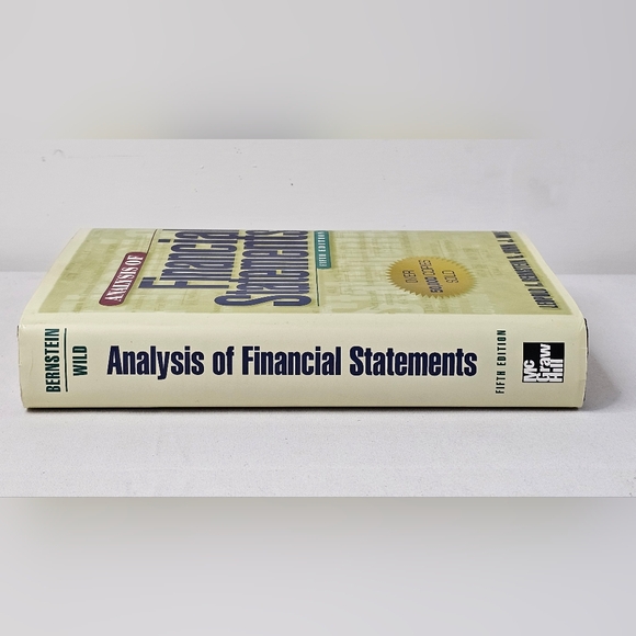 Analysis of Financial Statements 5th Edition Hardcover Book Bernstein & Wild New - Picture 5 of 10